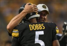 Dobbs, Jones Impressive as Steelers win 39-10