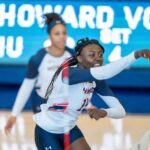 Howard Volleyball Tops Aggies in Five-Set Thriller
