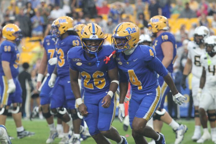 Bryce Yates and Damon Ferguson Jr celebrate TD