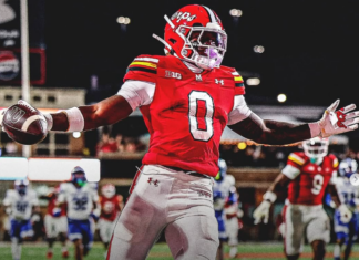 Maryland Runs Over and Past Hampton 62-0 To Start Season