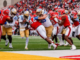 UCLA Pounds Maryland 54-3 in Big Ten Conference Opener
