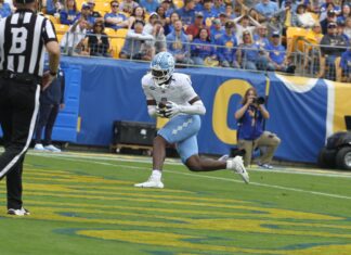#25 Pitt falls to UNC, 21-17